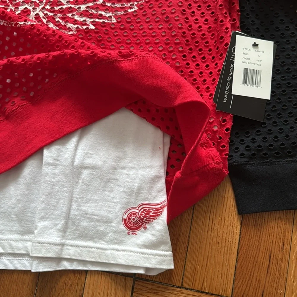 NHL Detroit Red Wings 2-Piece Shirt NWT - Picture 3 of 6